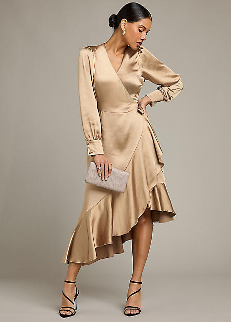 rustic dress with knot detail