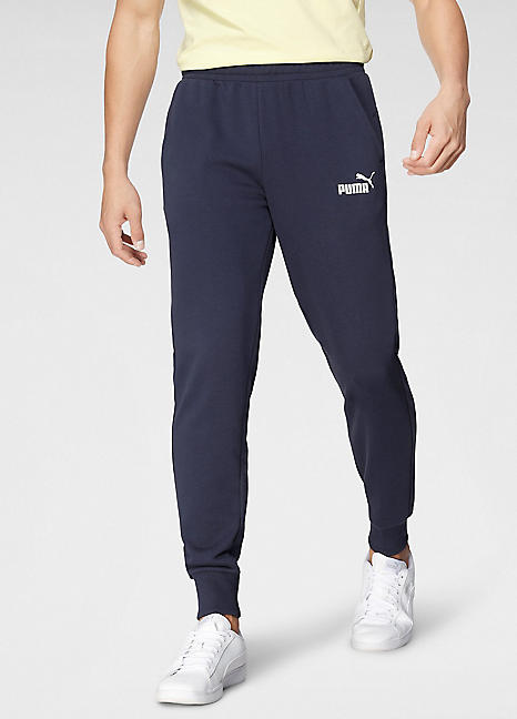 puma navy tracksuit bottoms