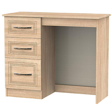 Ready assembled dressing store table with drawers