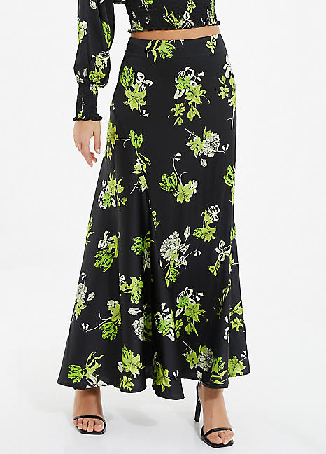 High waisted 2024 skirt lime