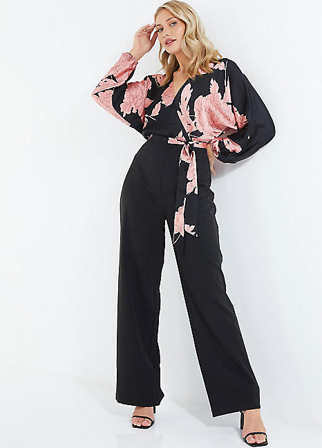 Polka Dot Print Top Jumpsuit by bonprix