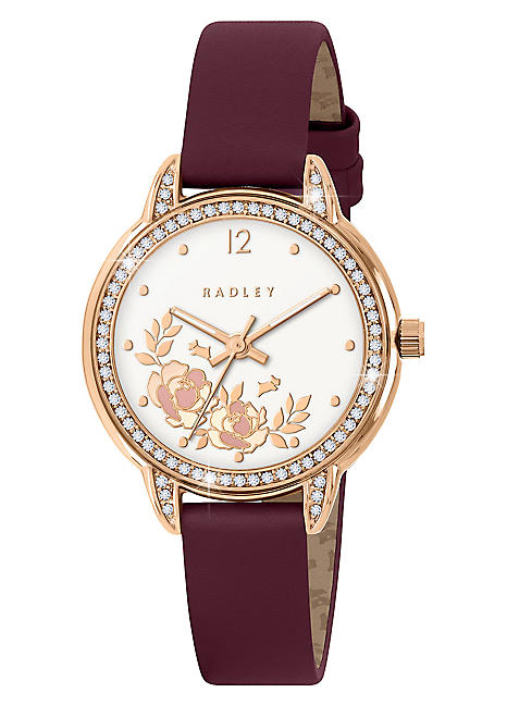 Radley watch red strap hotsell