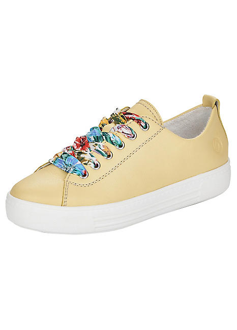 colourful platform trainers