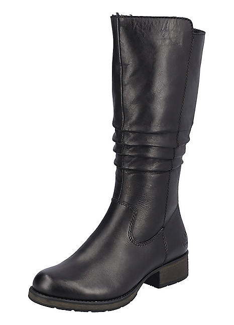 Rieker Black Long Boots