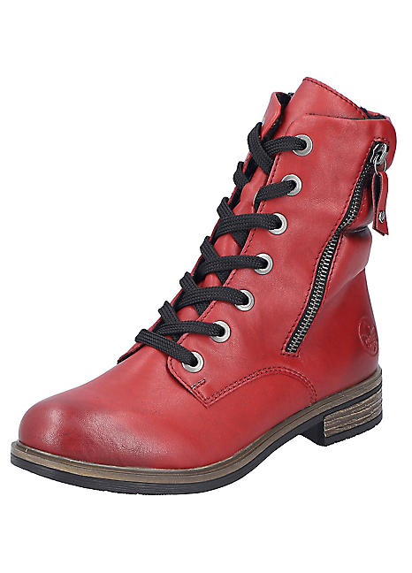 Rieker Lace Up Ankle Boots Freemans