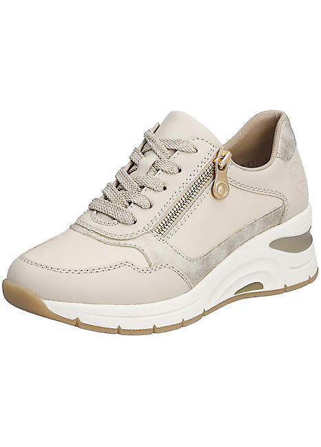 Rieker Side Zip Lace-Up Trainers | Freemans