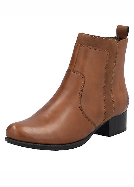 Rieker tan leather chelsea boots sales