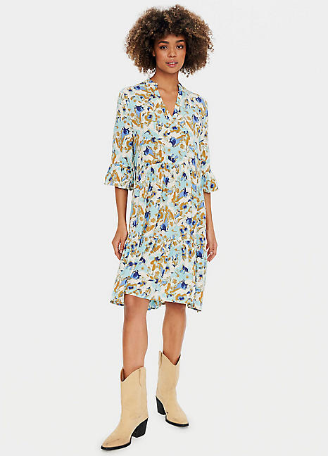 Herlipto Saint-Tropez Striped Mini Dress
