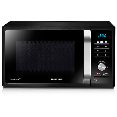 Samsung 23L Solo Microwave MS23F301TAK - Black | Freemans