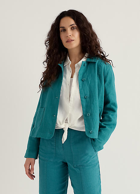 Seasalt Cornwall Arame Linen Jacket | Freemans