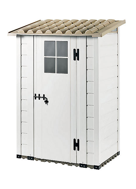 Shire Tuscany EVO 100 PVC Shed Building with Single Door