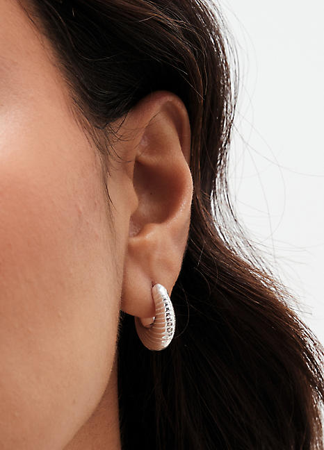 【ARGUE 】SILVER.925 COLNY HOOP PIERCE Conch Hoop Piercing, Sterling Silver – Hoops By Hand