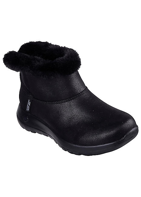 Skechers Black Wide Fit ON-THE-GO Joycozy Dream Boots Freemans