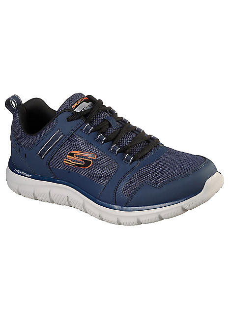 Skechers Blue Track Knockhill Shoes Freemans