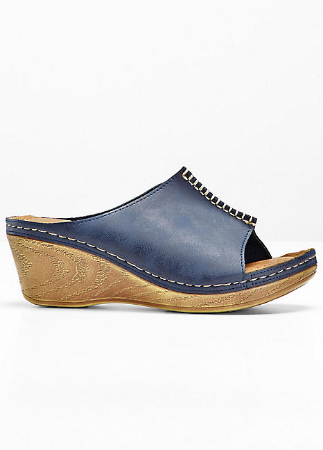 Slip-On Wedge Mules by BPC Selection 