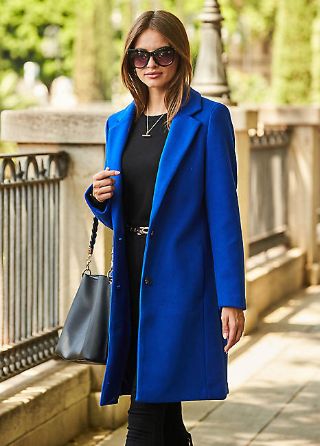 Cobalt coat sale