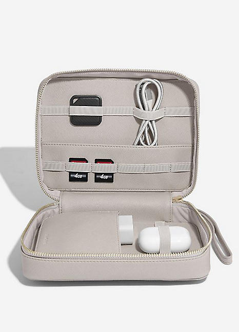 Stackers Taupe Cable Tidy Tech Organiser Freemans