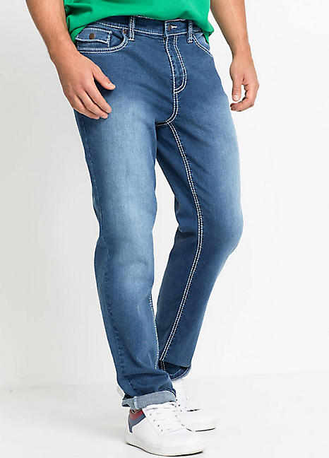 stretch jeans straight leg