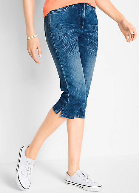 capri jeans stretch