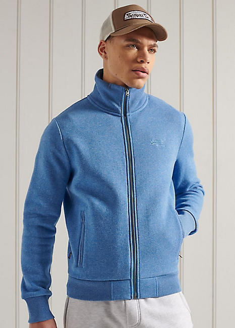 superdry orange label classic track top