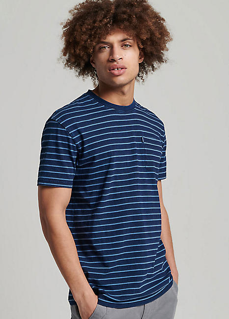 superdry indigo shirt