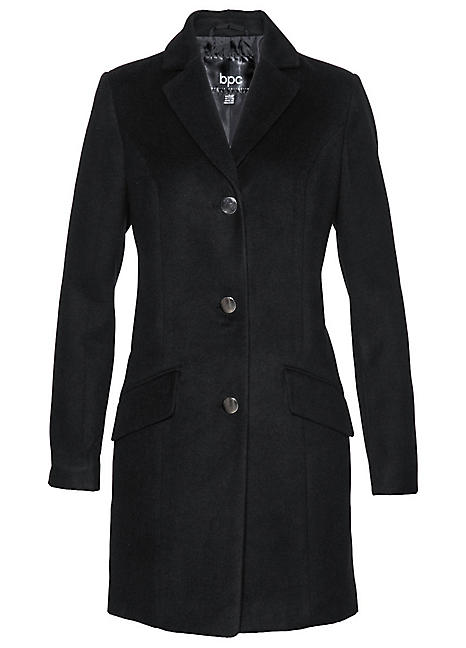 Tailored Button-Up Coat by BPC Selection | Freemans