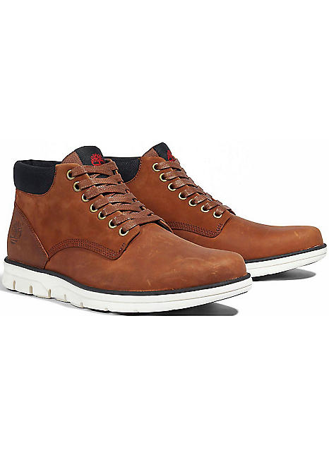 timberland bradstreet chukka red brown
