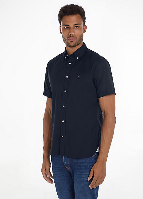 Tommy hilfiger deals short sleeve shirt