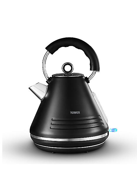 Black and shop chrome kettle