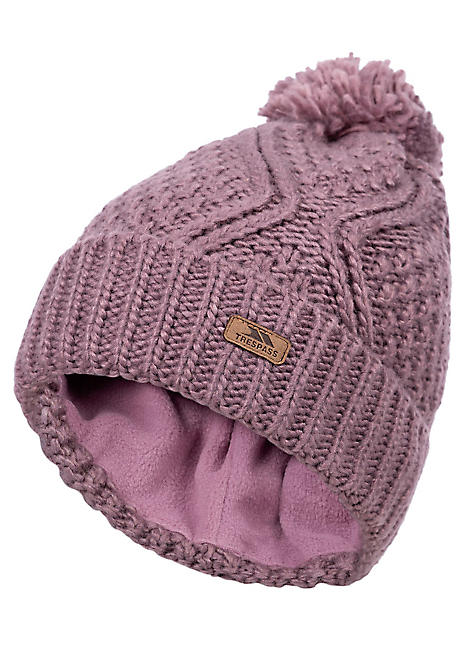 [Awesomeneeds]PEBBLE KNIT HAT VIOLET★4次Reorder Northward – a free cable hat pattern! (Tin Can Knits)
