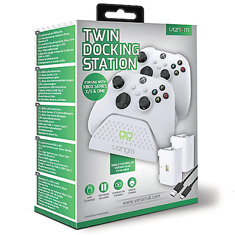 Venom Twin Docking Station for PlayStation 5 (PS5) - White