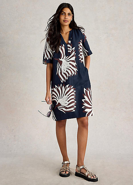 White Stuff June Linen Dress | Freemans