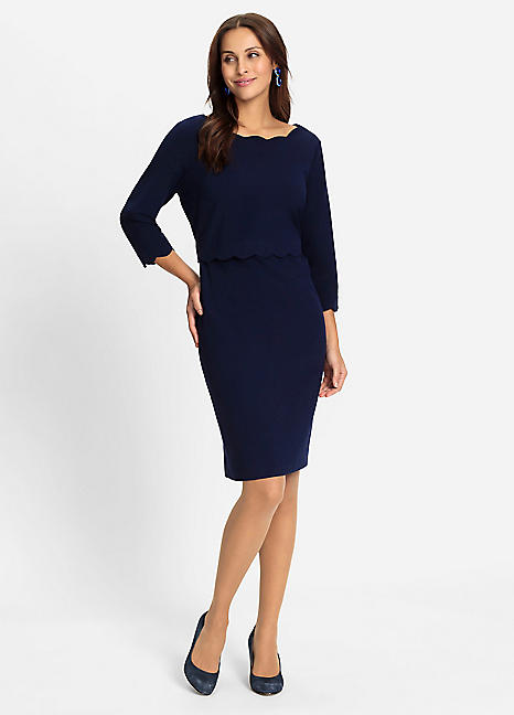 Witt Jersey Layered-Look Shift Dress | Freemans