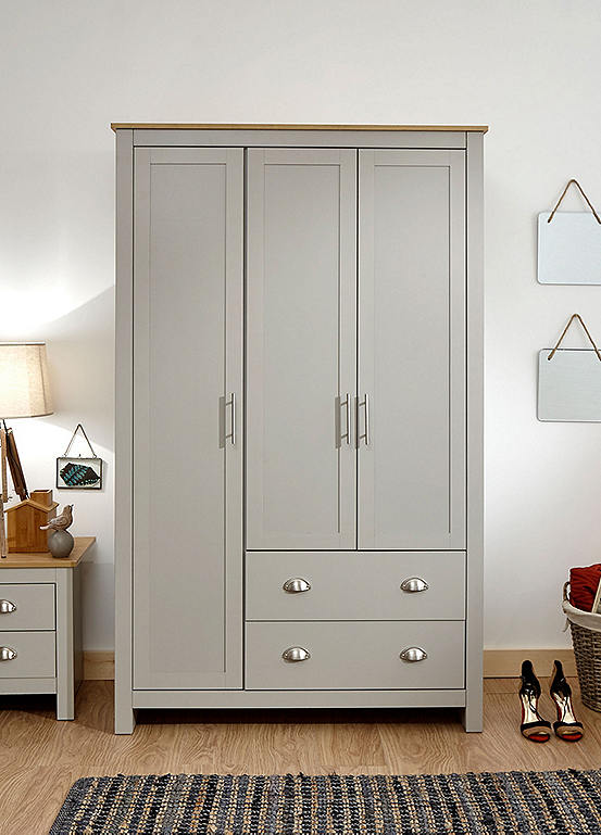 Lancaster 3 Door / 2 Drawer Wardrobe | Freemans