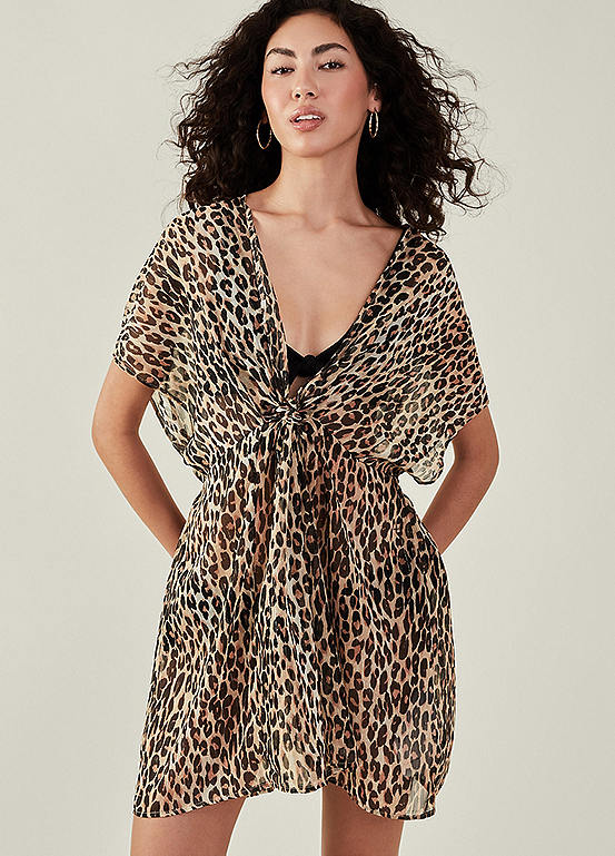 Accessoire Leopard Accessorize Leopard Print Kaftan | Freemans