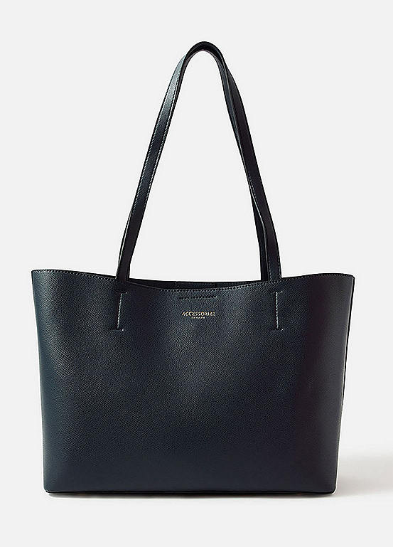 Accessorize Navy Leo Tote Bag Freemans