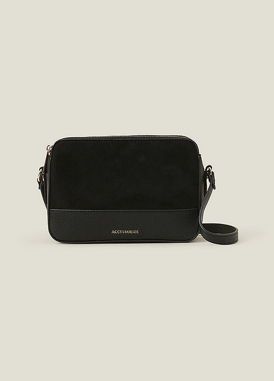 Accessorize Suedette Classic CrossBody Bag Freemans