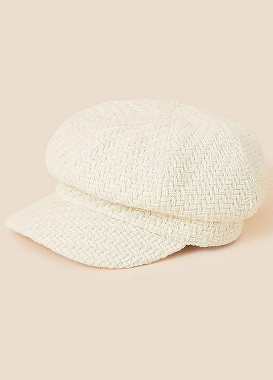 Accessorize Textured Baker Boy Hat Freemans