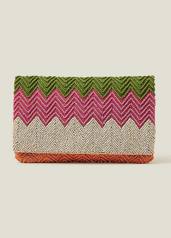 Zig Zag Pleats Bag