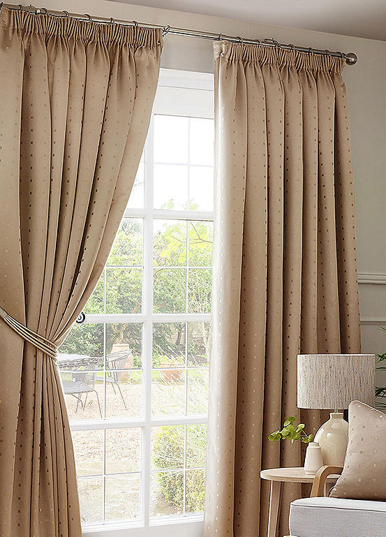 Alan Symonds Madison Lined Pair of Pencil Pleat Curtains | Freemans