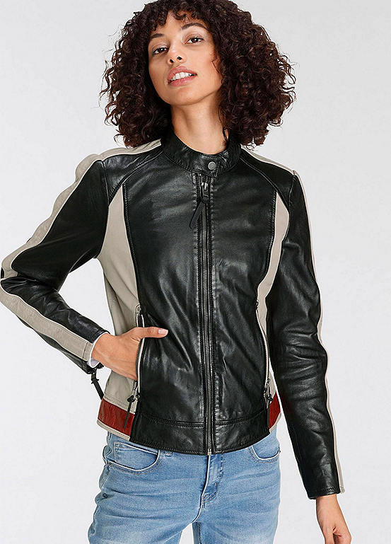 Alpenblitz Leather Biker Jacket | Freemans