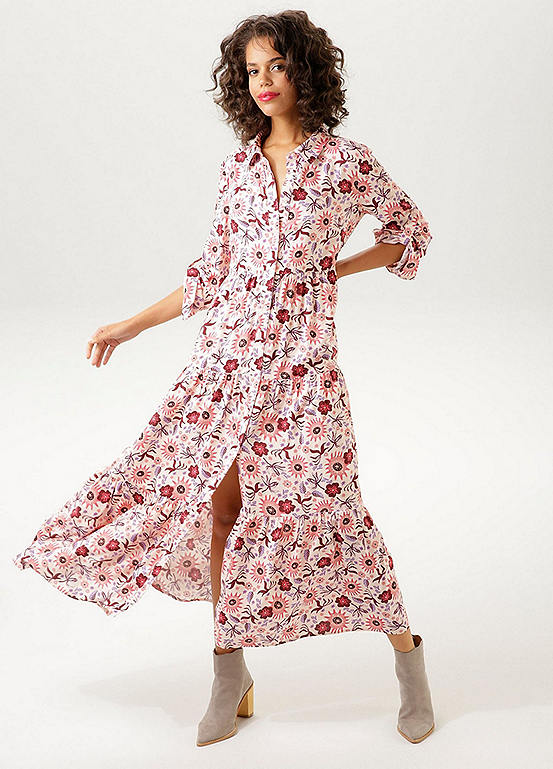 Aniston Floral Print Maxi Dress | Freemans