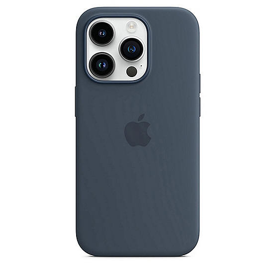 Apple iPhone 14 Pro Silicone Case - Storm Blue | Freemans