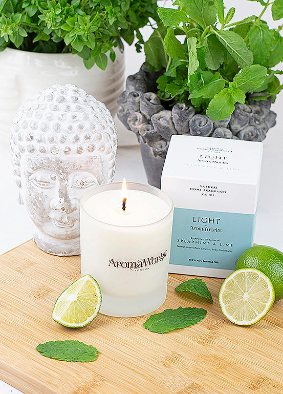 AromaWorks Spearmint & Lime Candle