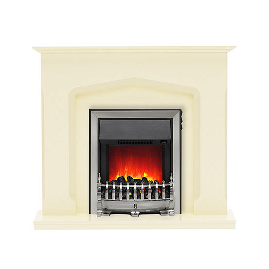 Be Modern Bramwell Electric Marble Effect Fire Suite Freemans