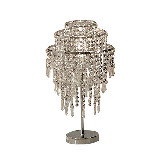 beaded table lamp