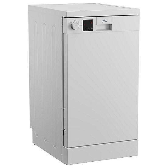 Beko DVS04020W 10Place Freestanding Slimline Dishwasher White Freemans