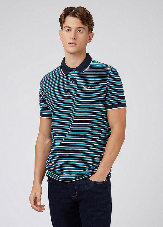 Ben Sherman Stripe Polo Shirt | Freemans