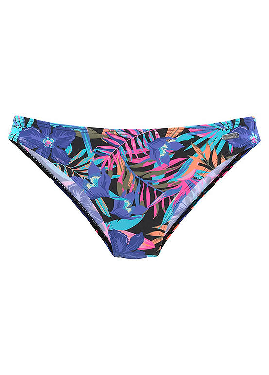 Bench ’Pitch’ High Leg Print Bikini Briefs | Freemans