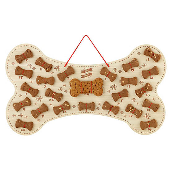 Best in Show Wooden Bone Christmas Advent Calendar Freemans